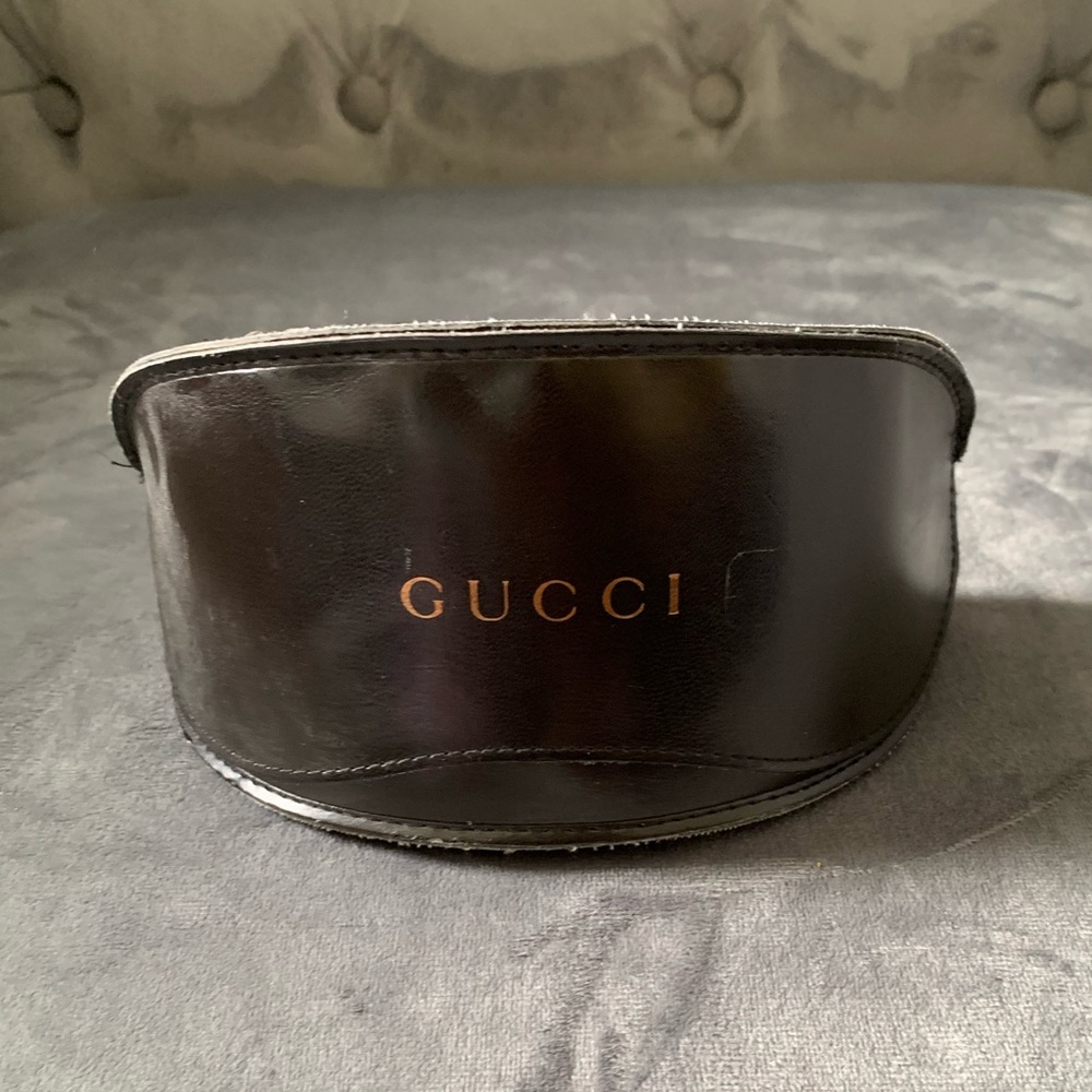 Gucci Leather Eyeglass/Sunglass Case